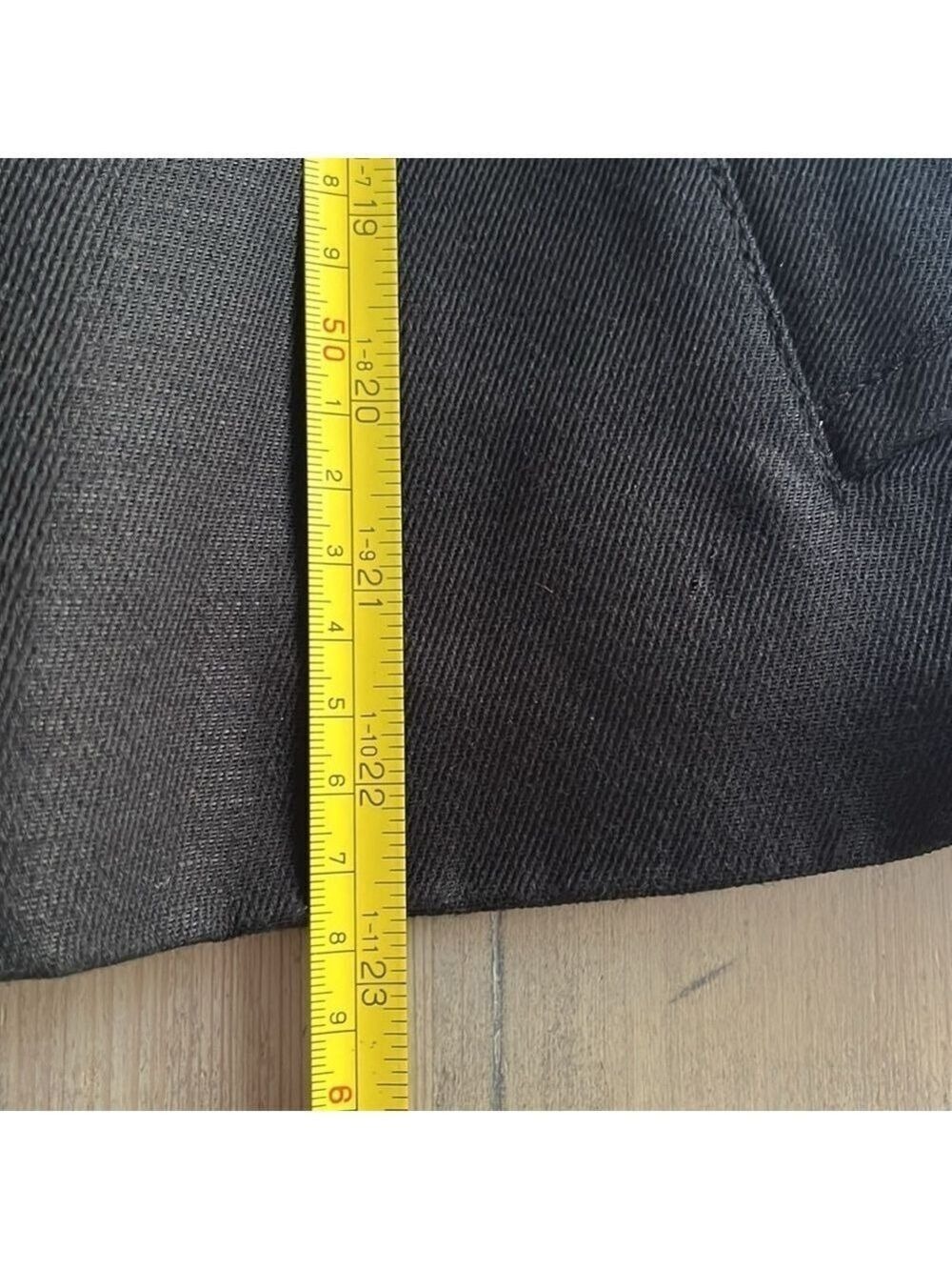 Vince Oversized Cropped Cotton Blend Blazer Jacket in Black Size XL - Picture 7 of 10